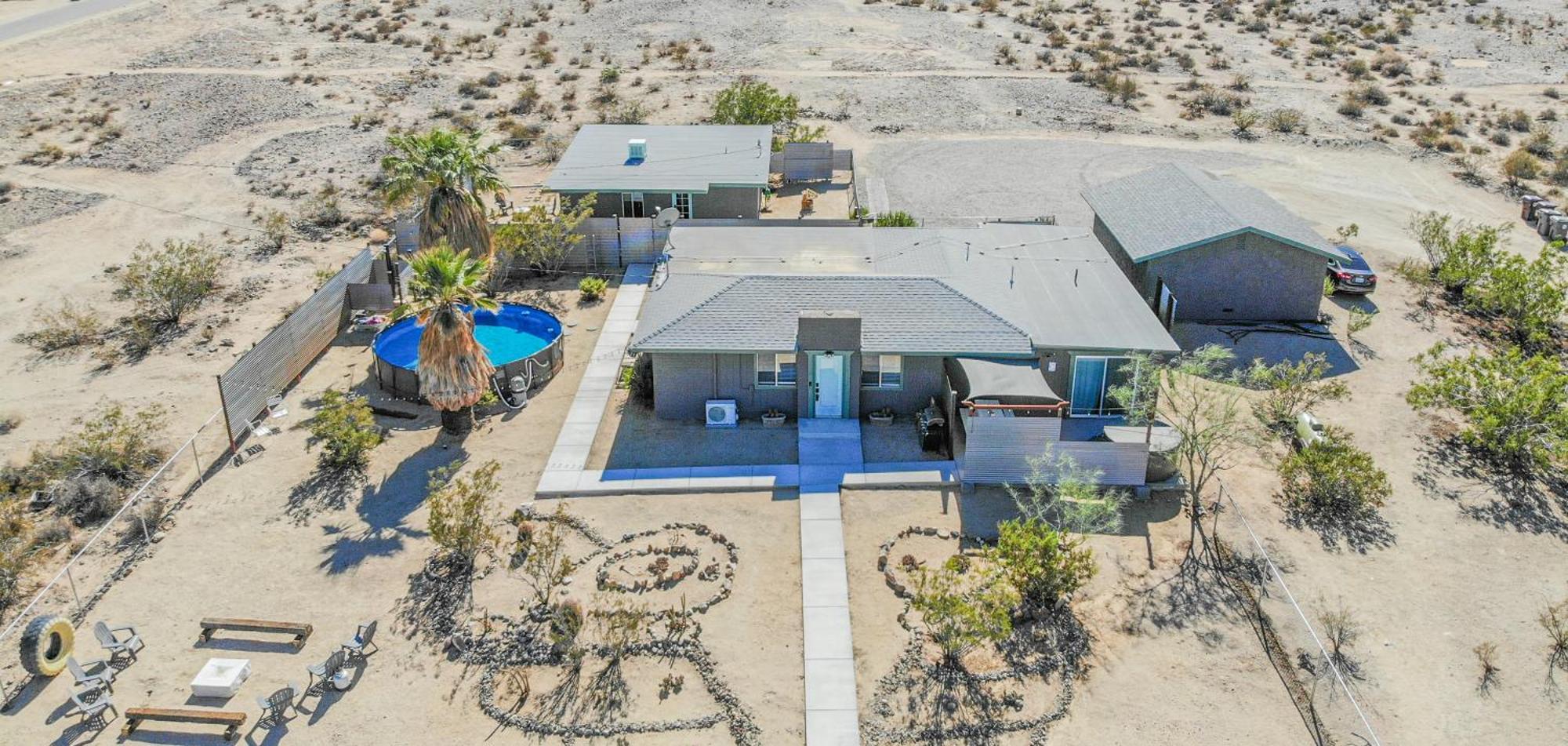 New Property! The Cactus Villas At Joshua Tree National Park - Pool, Hot Tub, Outdoor Shower, Fire Pit Twentynine Palms Oda fotoğraf